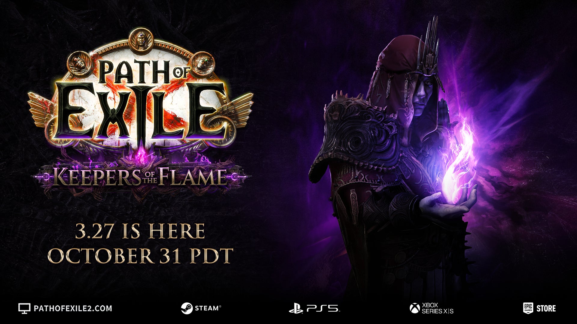 『Path of Exile』最新拡張コンテンツ「Keepers of the Flame」の炎が10月31日に点火