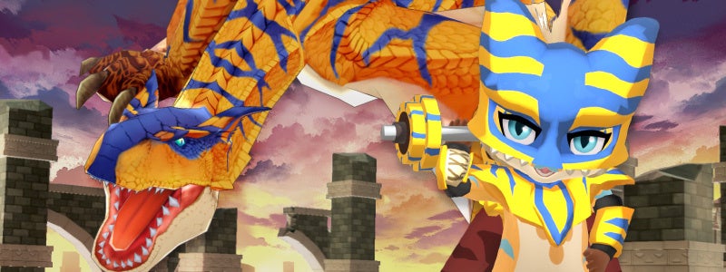 『モンスターハンターパズル アイルーアイランド』にティガレックスが初登場！　イベント「絶対強者＜不屈のチャンピオン＞」が開催！