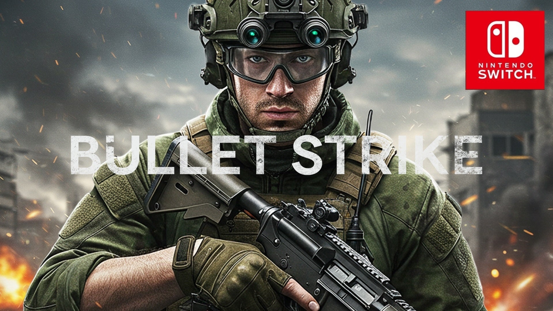 【新作Nintendo Switch™ゲーム】次世代エンジンと技術で実現した圧倒的グラフィック！核燃料施設のオープンフィールドで戦車砲撃や白兵戦が楽しめる独占FPS「バレット ストライク」配信！