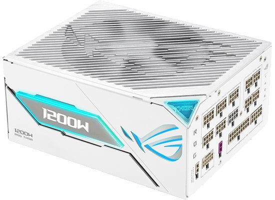 ASUSから、80PLUS PLATINUM認証 1200W PC電源ユニット『ROG-THOR-1200P3-WHITE-GAMING』を発売