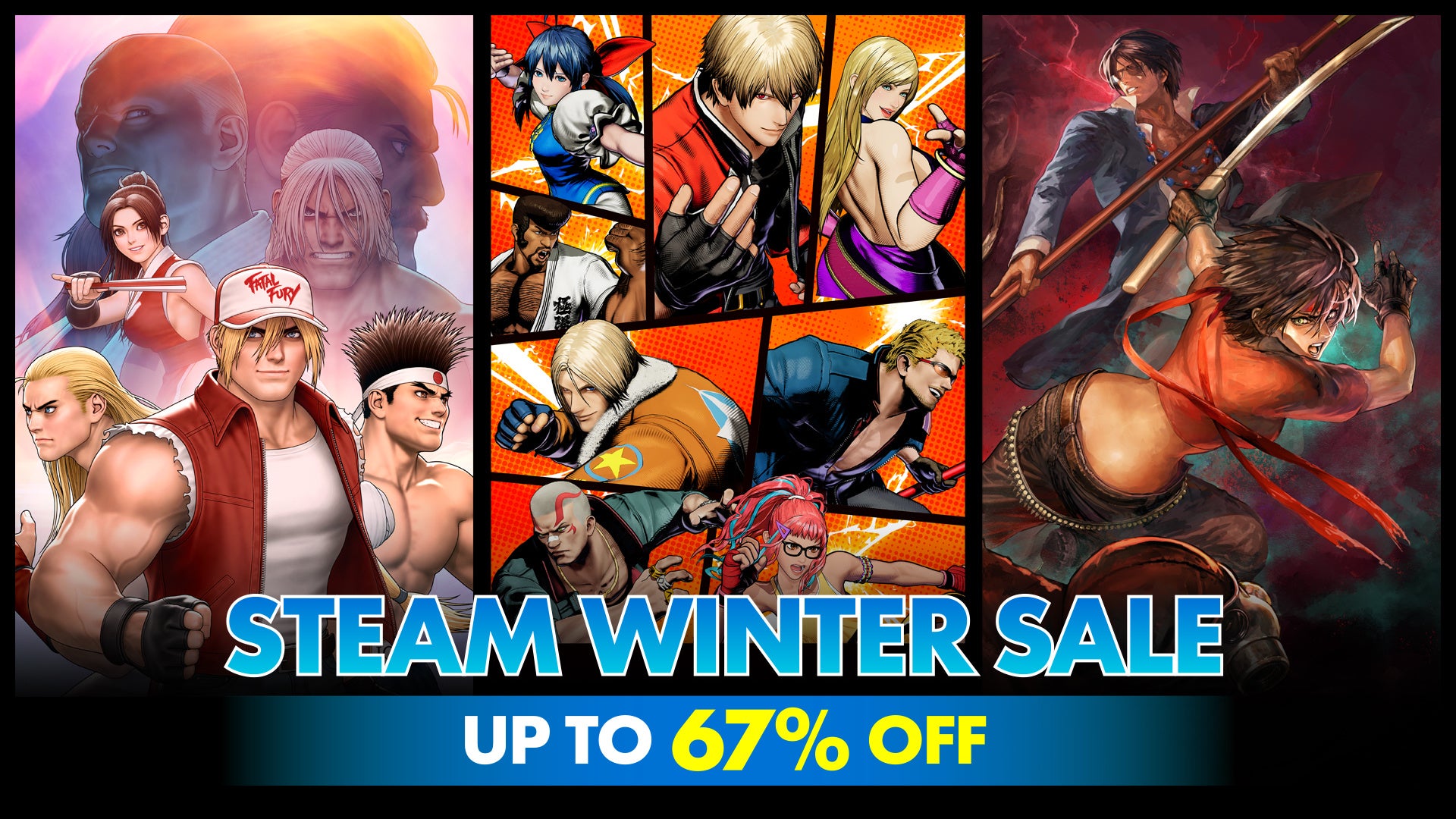 『Steam Winter Sale』開催！『餓狼伝説 City of the Wolves』が67％OFF！さらに、NEOGEO PREMIUM SELECTIONタイトルも33％OFFでお得に！