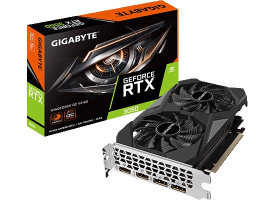 GIGABYTEから、NVIDIA GeForce RTX 3050 デュアルファン搭載グラフィックボード『GV-N3050WF2OCV2-6GD』を発売