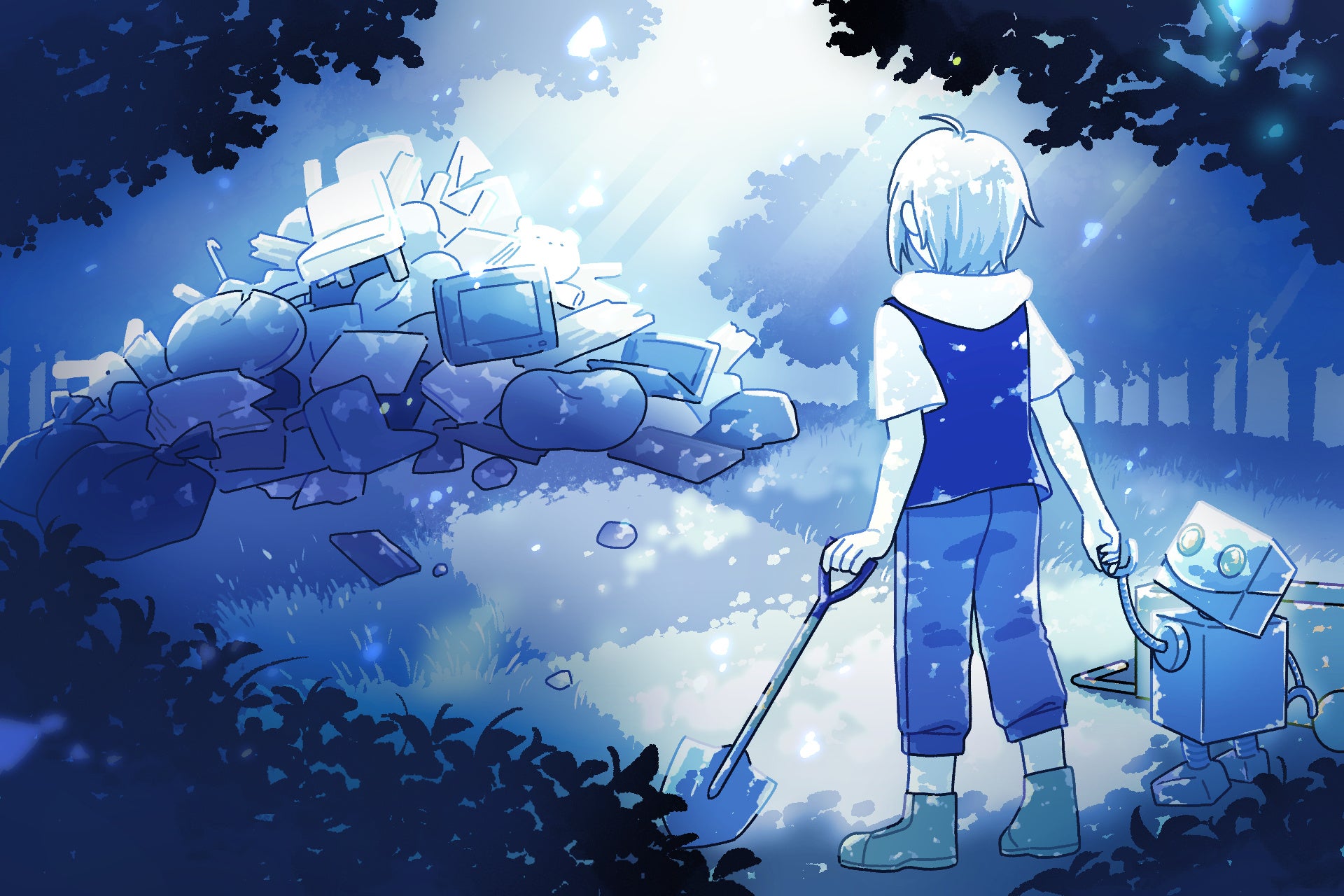 役目を終えた“物”たちが語り出す。手描き風アートの癒し物語ゲーム『がらくたフリーマーケット』12月22日（月）世界配信開始！