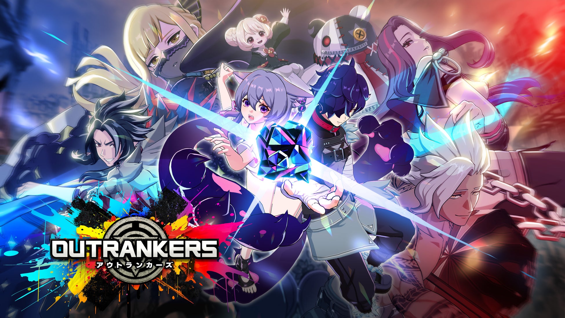 新作スマホゲーム『アウトランカーズ』年末年始のゲーム内イベントでガチャチケット100枚やレインボーシードなどの豪華アイテムをゲット！