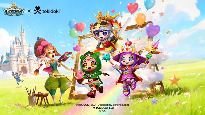 【ロードモバイル × tokidoki】世界的人気ブランドとのコラボが決定！シモーネ・レグノ氏描き下ろし限定キャラが新年初降臨！