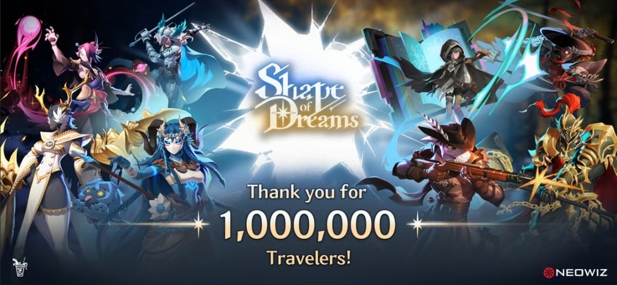 新感覚アクションローグライト『Shape of Dreams』、累計販売数が100万を突破！