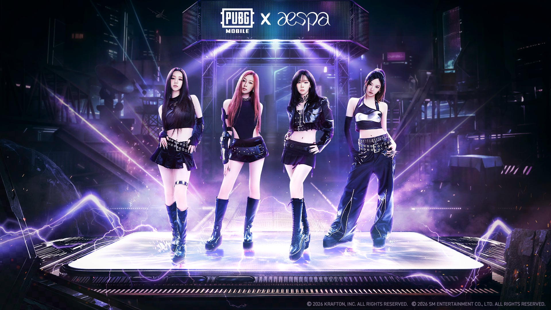 PUBG MOBILEがグローバルアーティスト「aespa」とコラボレーション