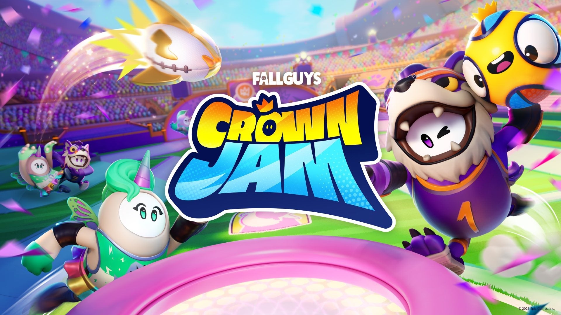 「フォートナイト」✖️「Fall Guys」がクロスオーバー新アーケードスポーツ「Fall Guys Crown Jam」 が期間限定でフォートナイトに登場！