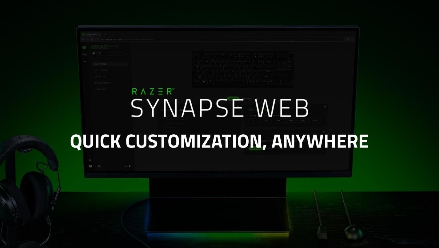 RAZER、ブラウザで即操作可能な「Synapse Web beta」を発表【Razerグローバル本社発表メディアアラート日本語抄訳】