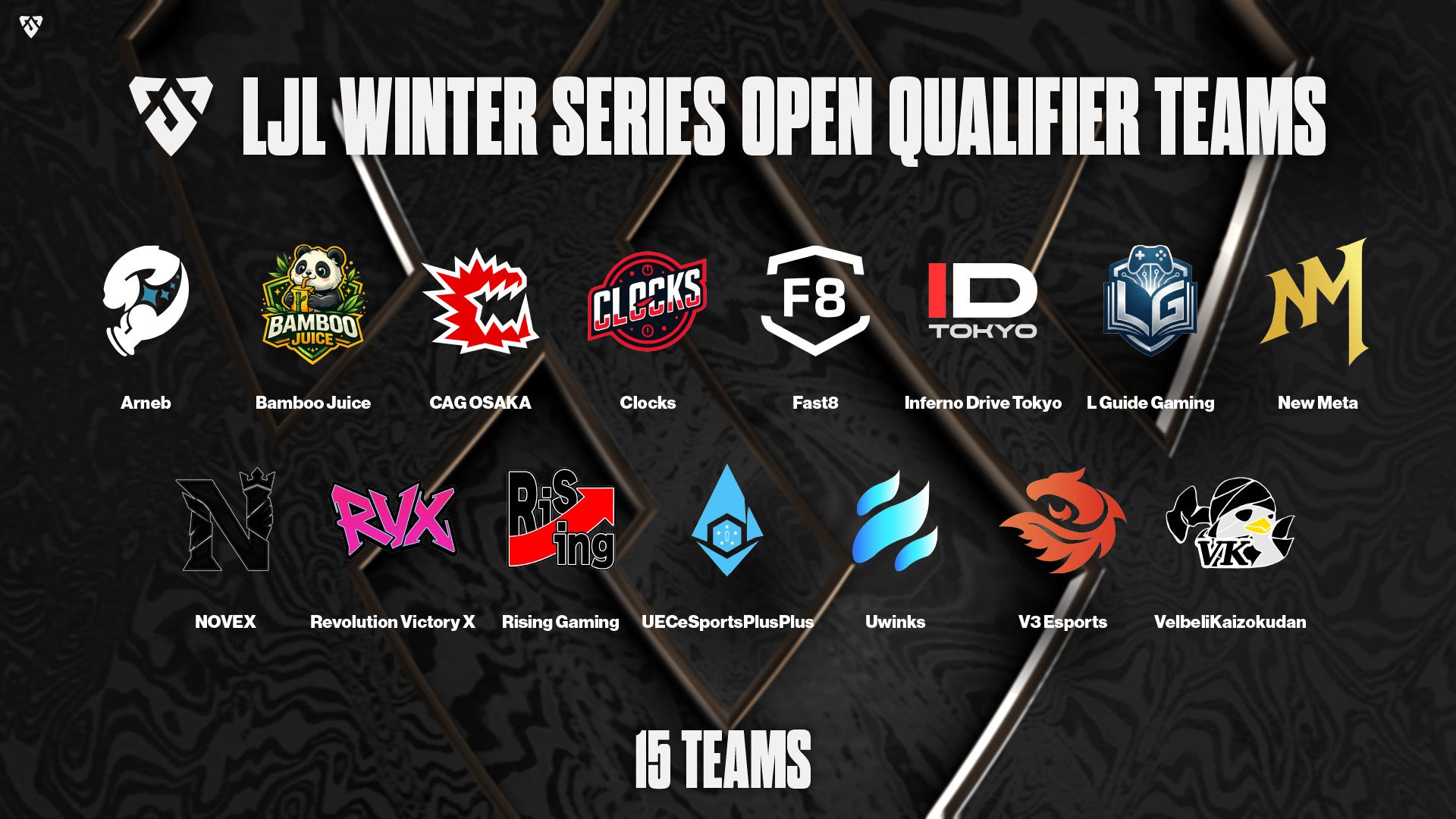 ライアットゲームズ、1月31日（土）より開幕する「LJL 2026 Winter Series オープン予選」の全15出場チームと大会フォーマットを発表