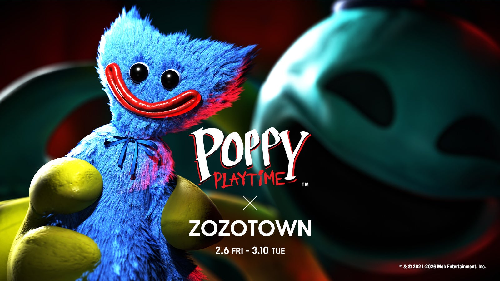インフォレンズ、ZOZOTOWNにて人気ホラーゲームシリーズ『Poppy Playtime』コラボレーションアイテムを展開