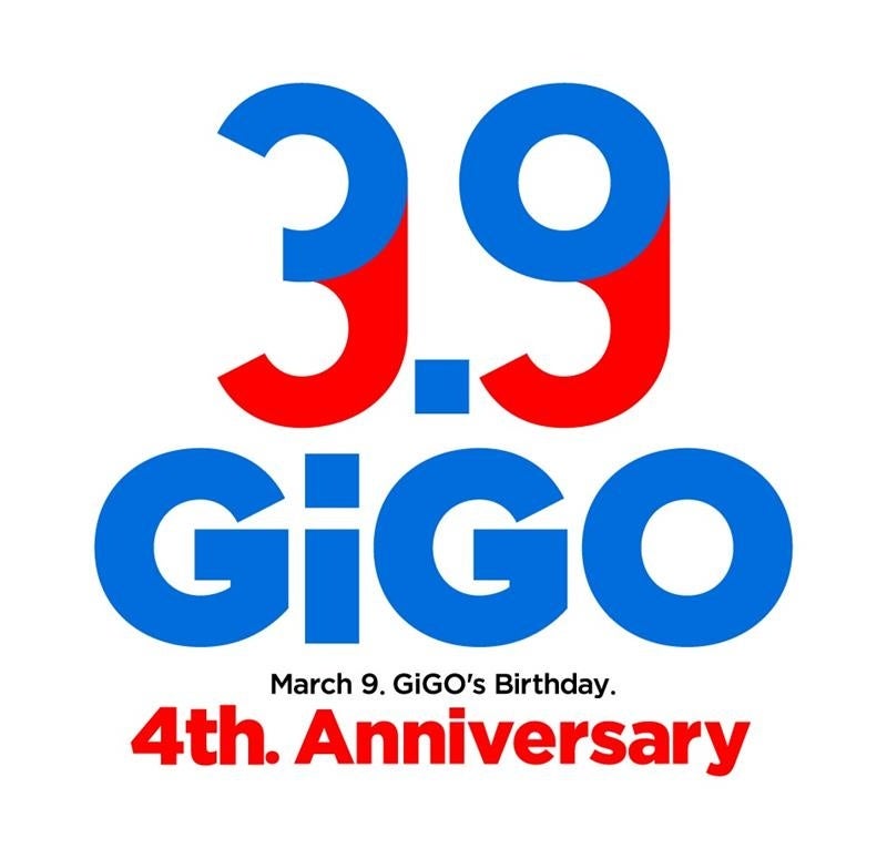 3月9日で「GiGO(ギーゴ)」誕生から4周年！「3.9 GiGO(サンキュー ギーゴ)」4周年キャンペーンを開催
