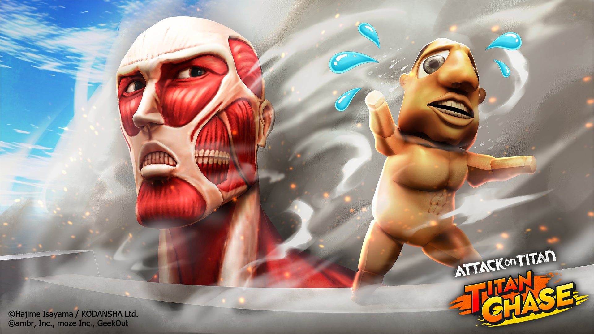 moze、ambrと共同開発した『進撃の巨人』Robloxゲーム「進撃の巨人 Titan Chase」を世界同時リリース！