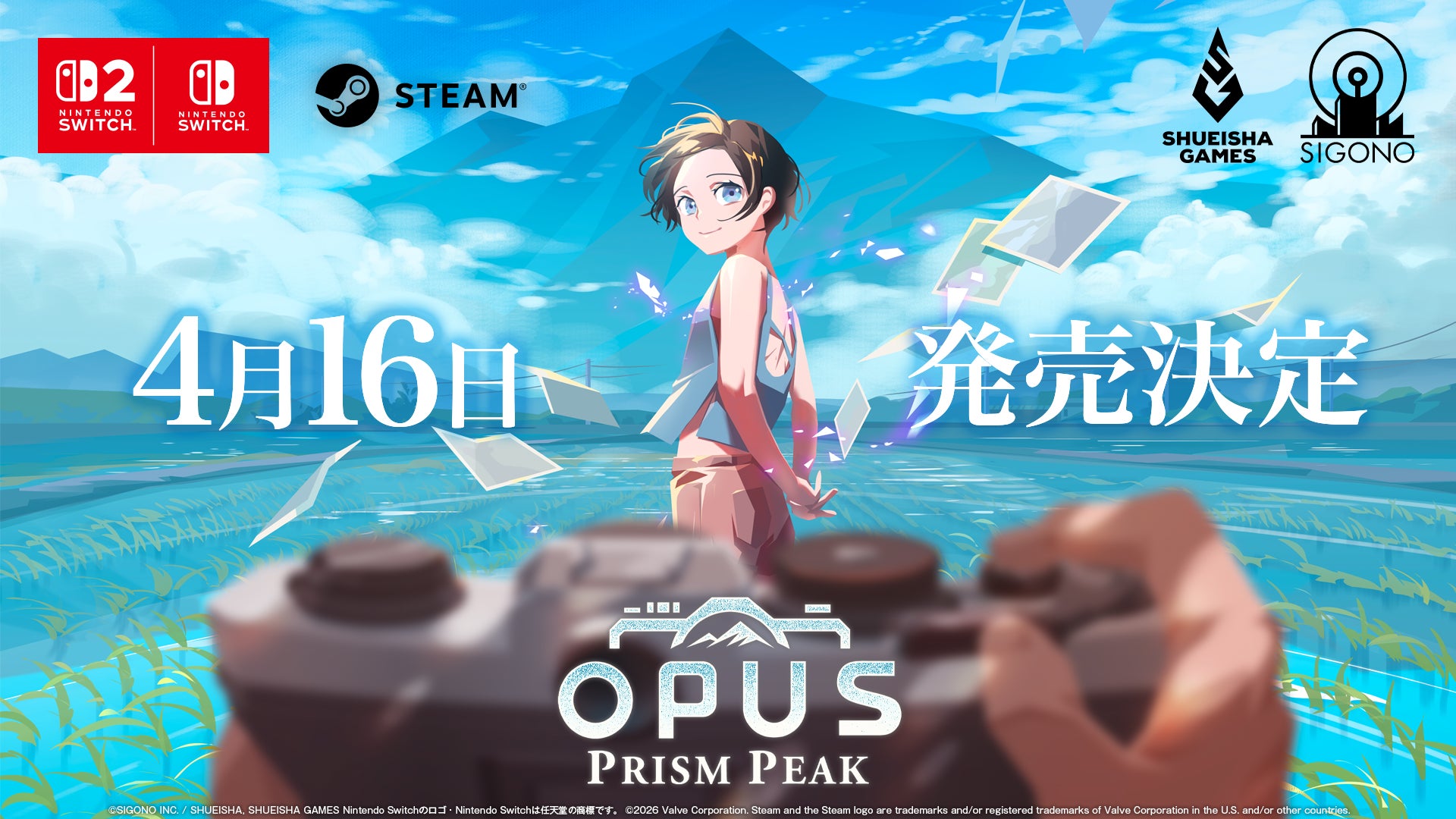 『OPUS: Prism Peak』Nintendo Switch™2 / Nintendo Switch＆Steam®にて2026年4月16日発売決定！