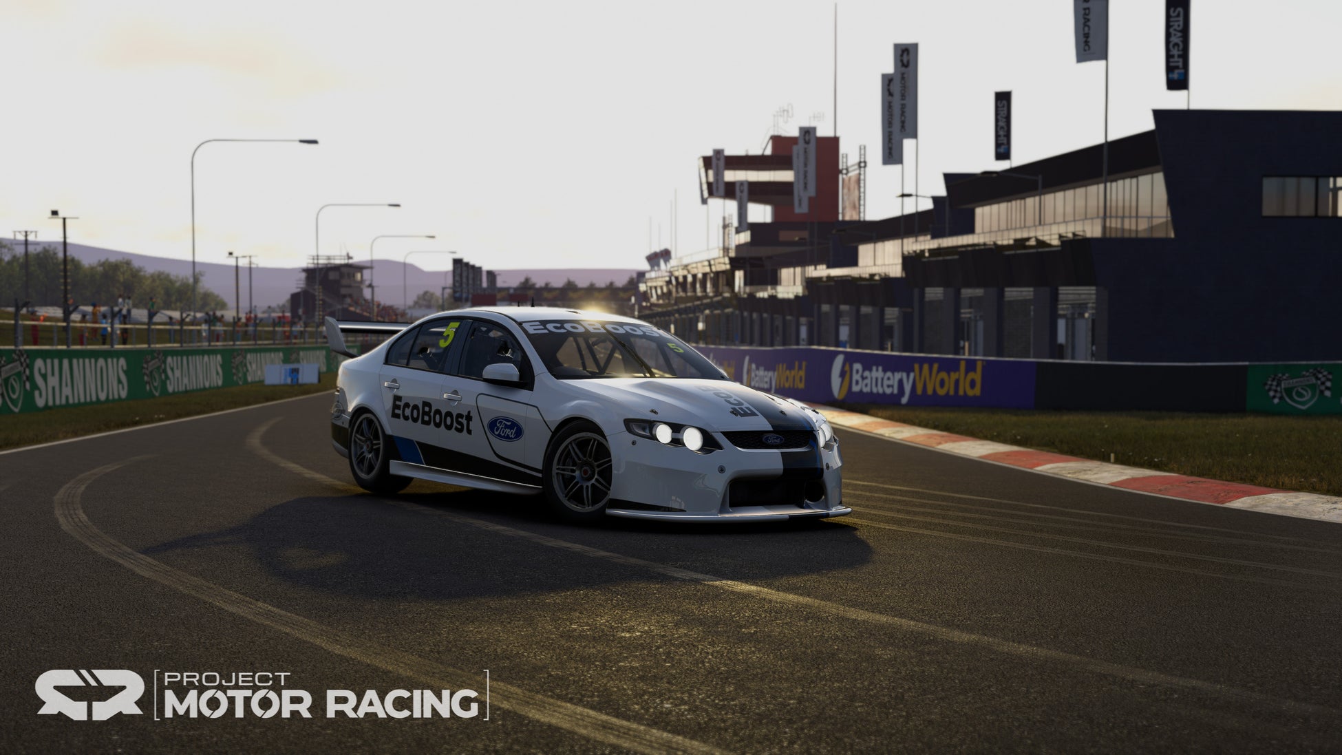 最高のレーシングシミュレーターを追求する『Project Motor Racing』無料DLC「Ford Falcon V8 2013」を配信！