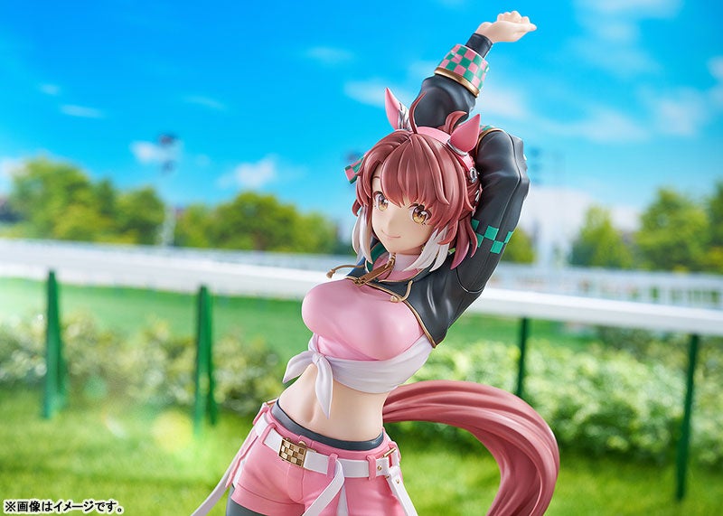 ゲーム『ウマ娘 プリティーダービー』より、「ダンツフレーム」がフィギュア化。あみあみにて予約受付中。