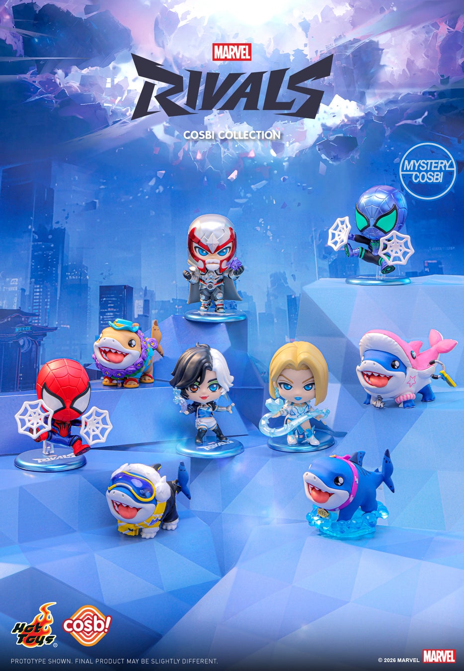 『マーベル・ライバルズ』のデフォルメフィギュアが発売！さらに陸ザメ「ジェフ」のぬいぐるみキーチェーンも！