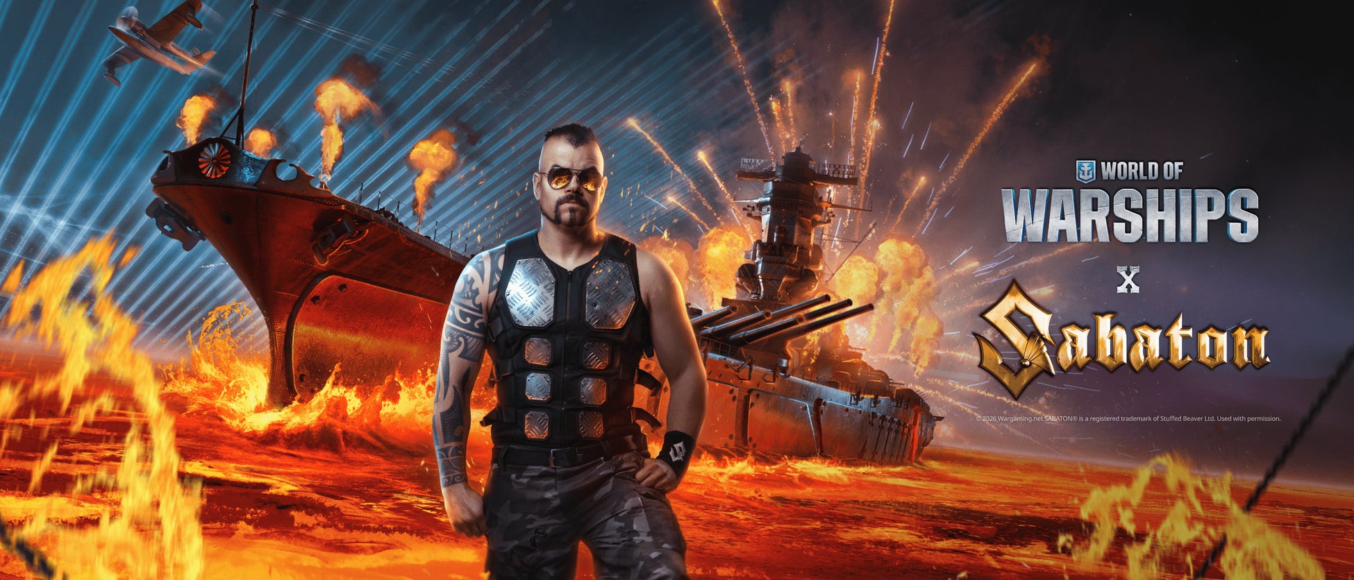 『Sabaton』が『World of Warships』に参戦！ 日本の戦艦がテーマの新曲「YAMATO」と期間限定コラボ
