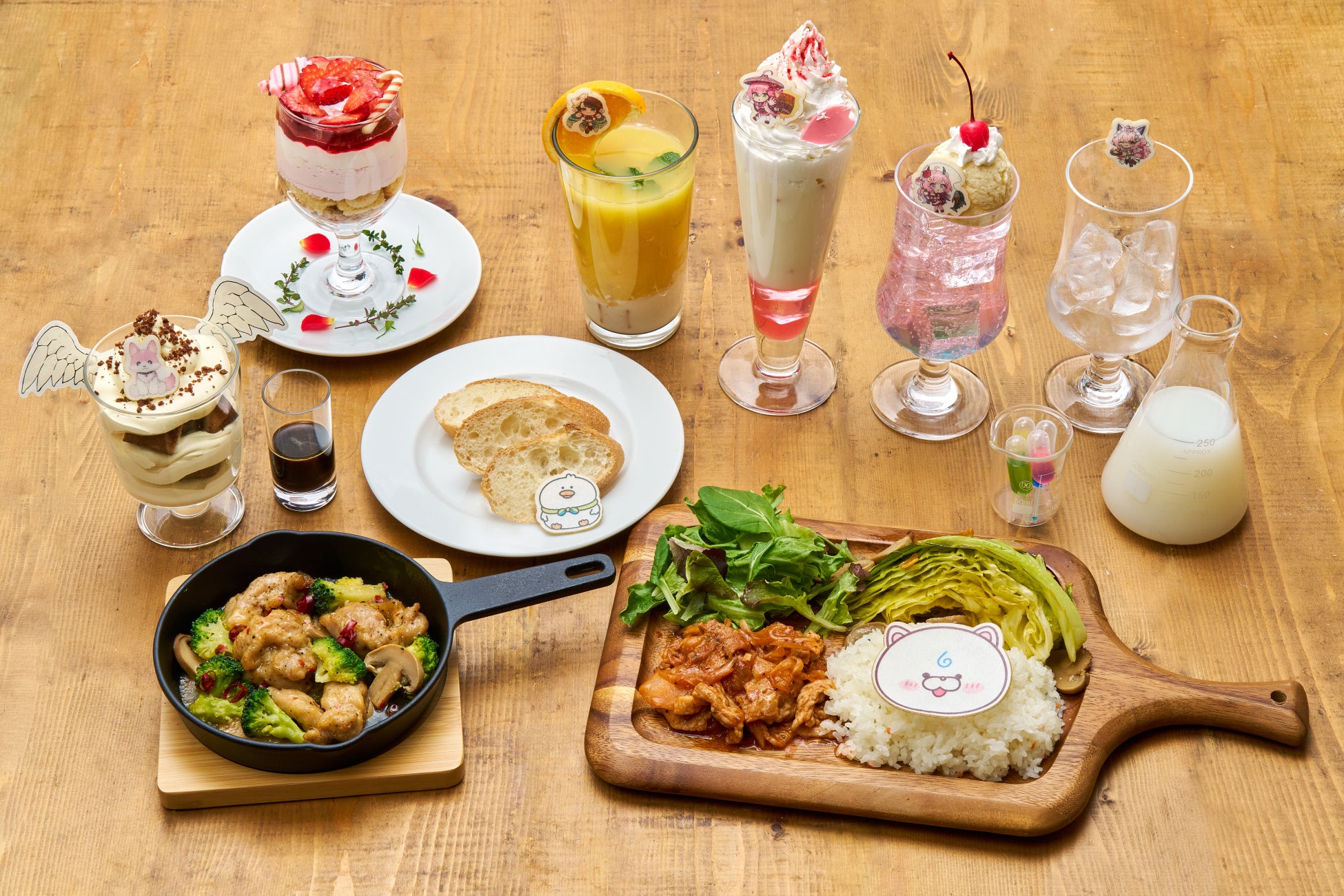 カプコンカフェ 池袋店＆梅田店『モンスターハンターワイルズ』×「ホロライブ」コラボ第2弾のカフェメニューを大公開！