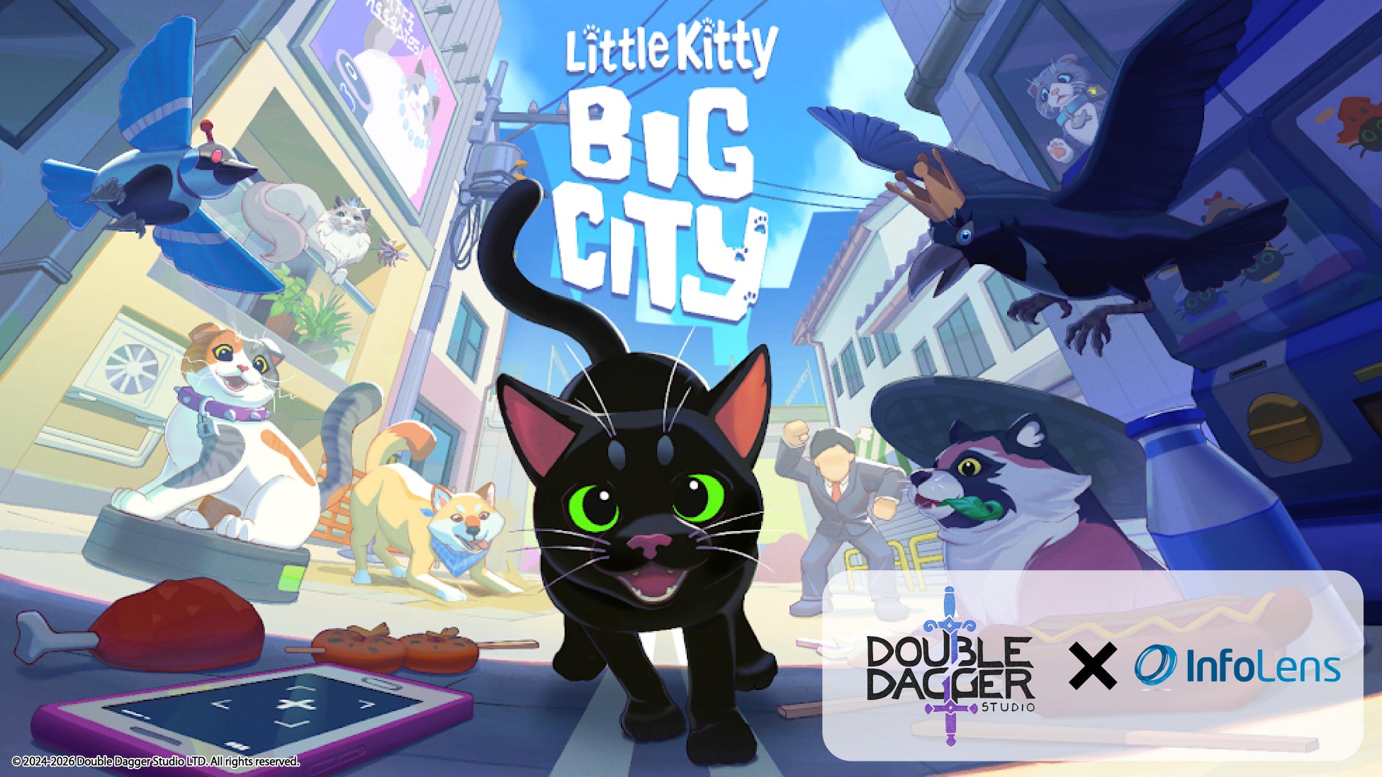 インフォレンズ株式会社、人気インディーゲーム『Little Kitty, Big City』の日本における商品化ライセンス契約を締結