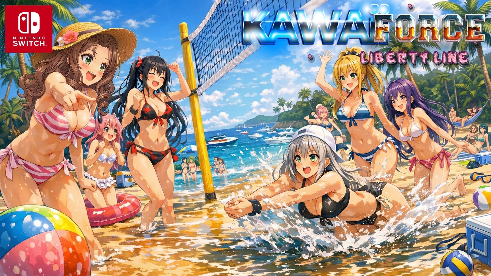 【新作Nintendo Switch™ゲーム】撃って、魅せて、落とす！セクシーさとアクション全開の美少女TPS「カワイイフォース リバティライン」がNintendo Switch™に電撃登場！