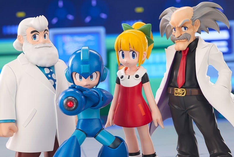 『ロックマン11 運命の歯車!!』より、「ロックマン」「ロール」「Dr.ワイリー＆Dr.ライト」がOSHI WORKSで立体化。