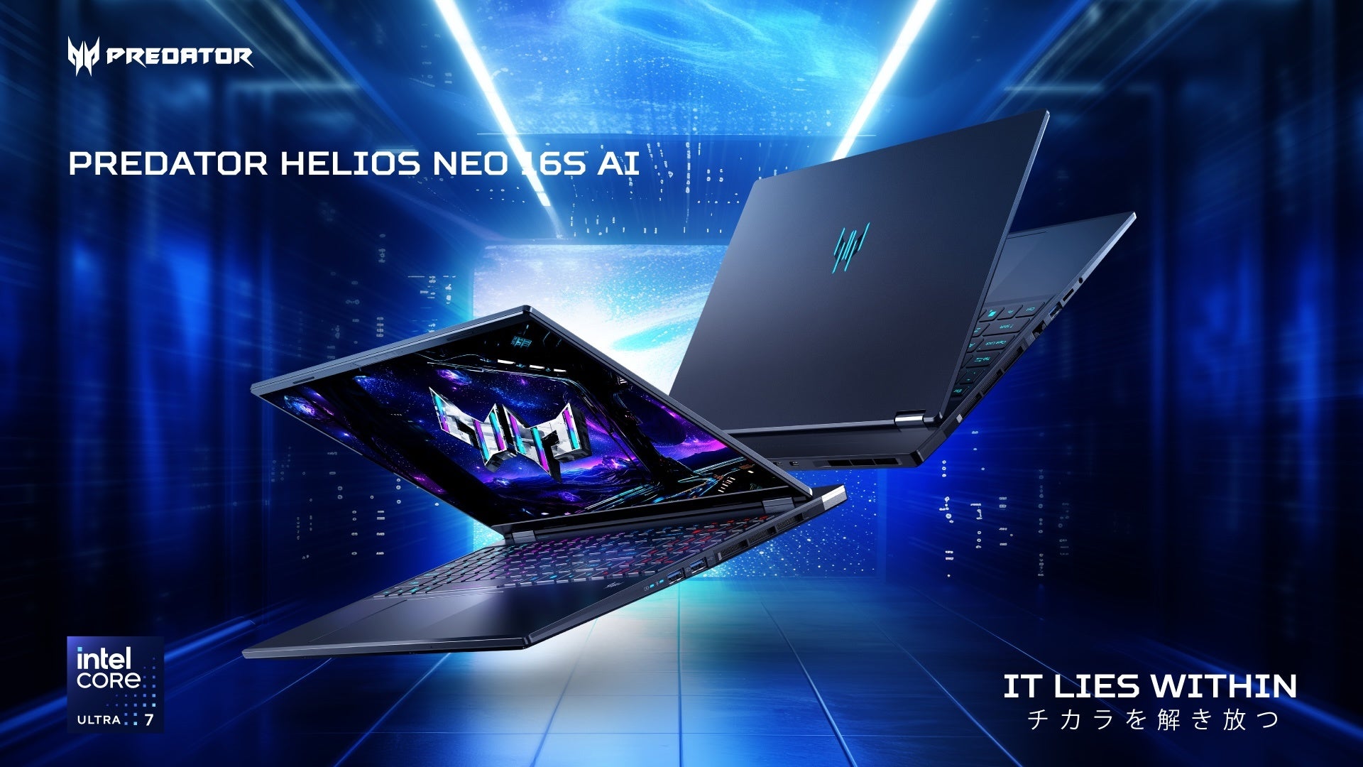 Acer、Core UltraとRTX 5070、OLED搭載の16インチゲーミングノート「Predator Helios Neo 16S AI」を発表