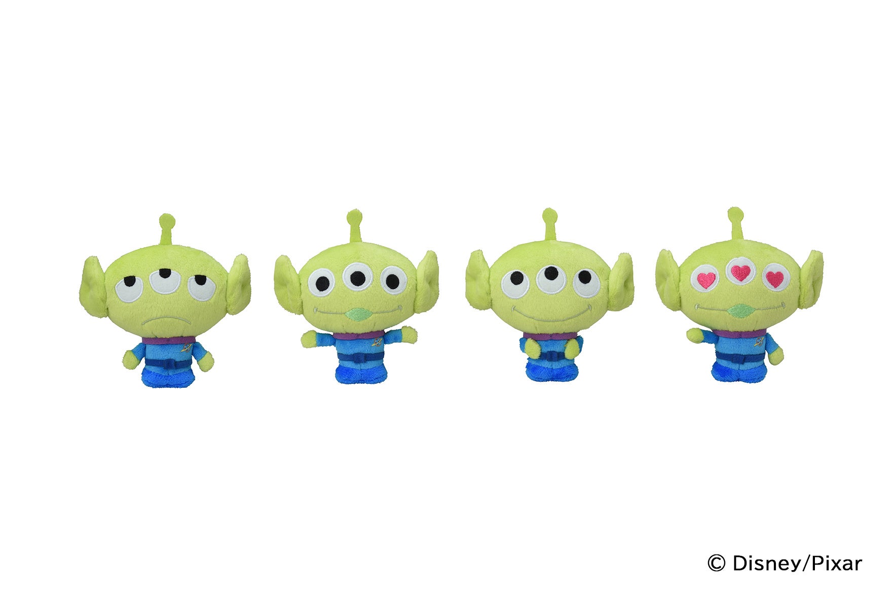 『トイ・ストーリー』シリーズでおなじみの「エイリアン」がいろんなお顔で集合 「エイリアン」のクッションとマスコットがナムコ限定で登場　2026年4月24日(金)より展開！