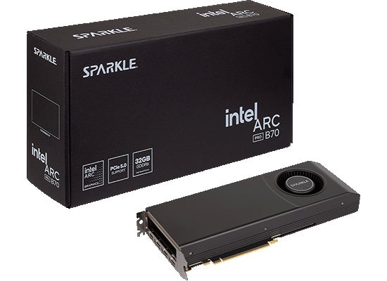 SPARKLEから、Intel Arc Pro B70 ブロワーファン搭載グラフィックボード『SBP70W-32G』を発売