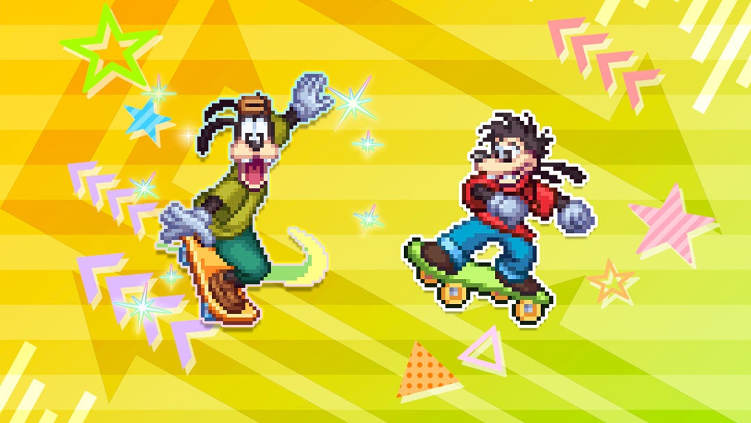 『ディズニー ピクセルRPG』新キャラクター「スケートボーダー グーフィー EX」「スケートボーダー マックス」登場！