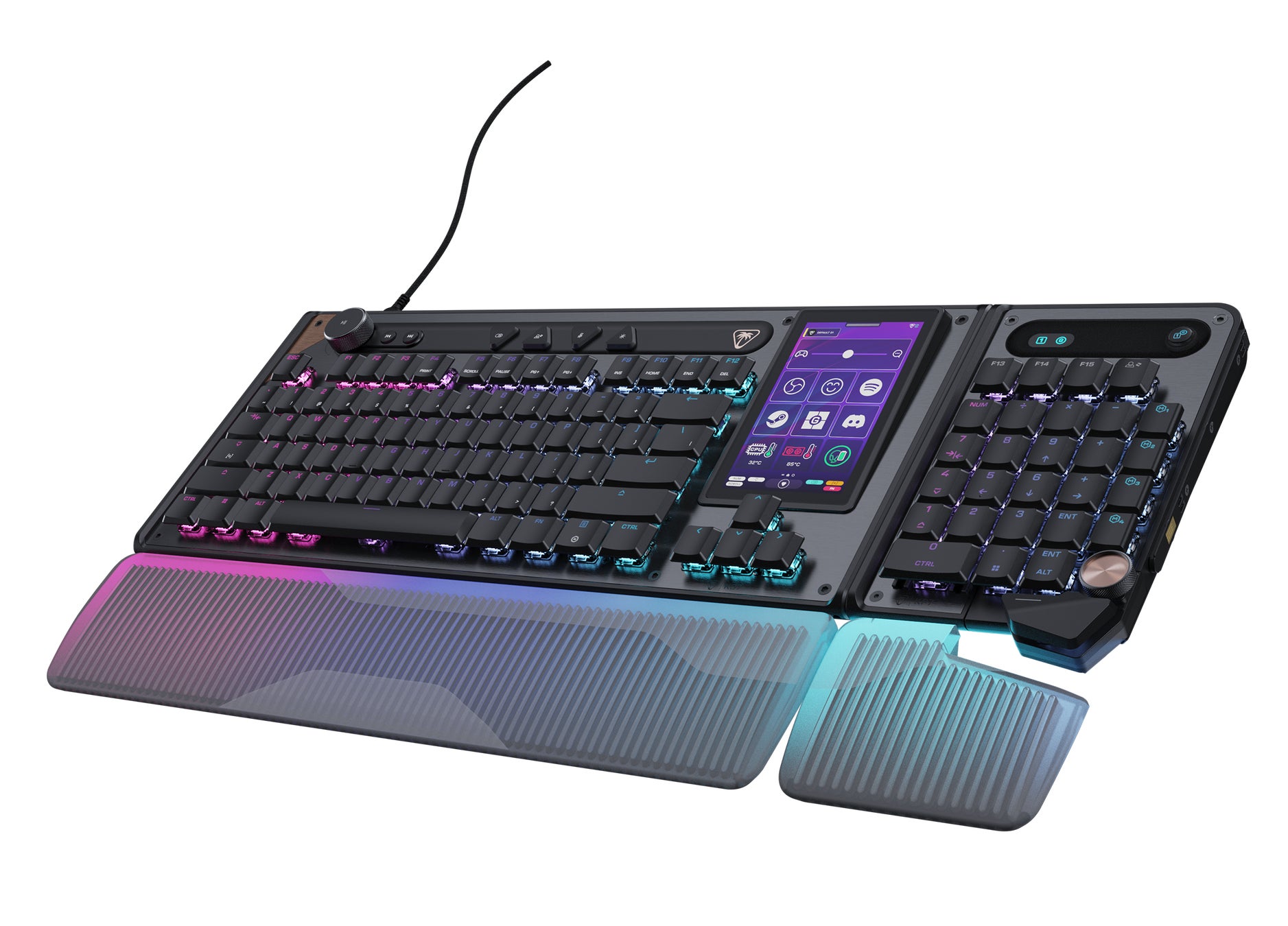 タッチディスプレイを備えたTurtle Beachのゲーミングキーボード「Command Series KB7」など3製品を販売開始