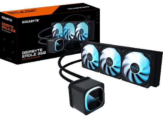 GIGABYTEから、360mm大型ラジエーター＆高性能ポンプ搭載オールインワン簡易水冷CPUクーラー『GIGABYTE EAGLE 360』『GIGABYTE EAGLE 360 ICE』発売