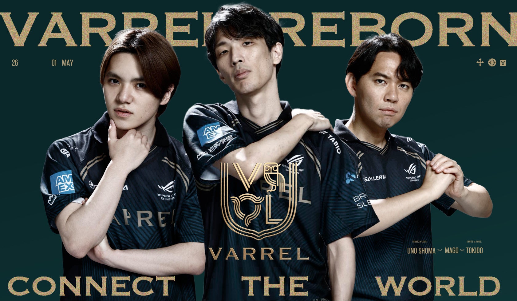 宇野昌磨・ときどがプロeスポーツチーム『VARREL』に加入！チームリブランディングで新たなスタート