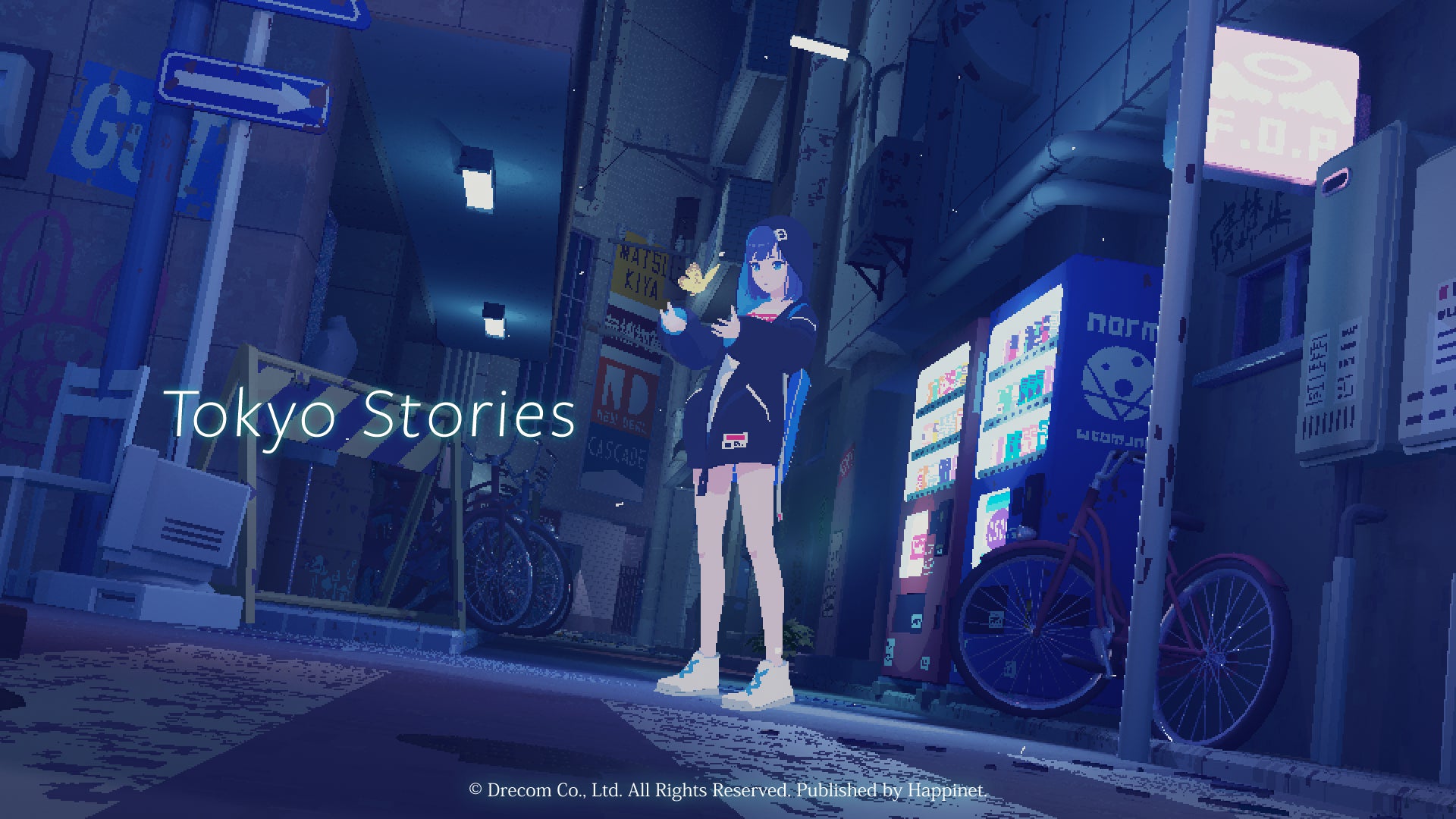 「誰もいなくなった東京」を舞台にしたピクセルアートアドベンチャーゲーム『Tokyo Stories』、ハピネットがパブリッシャーに決定！