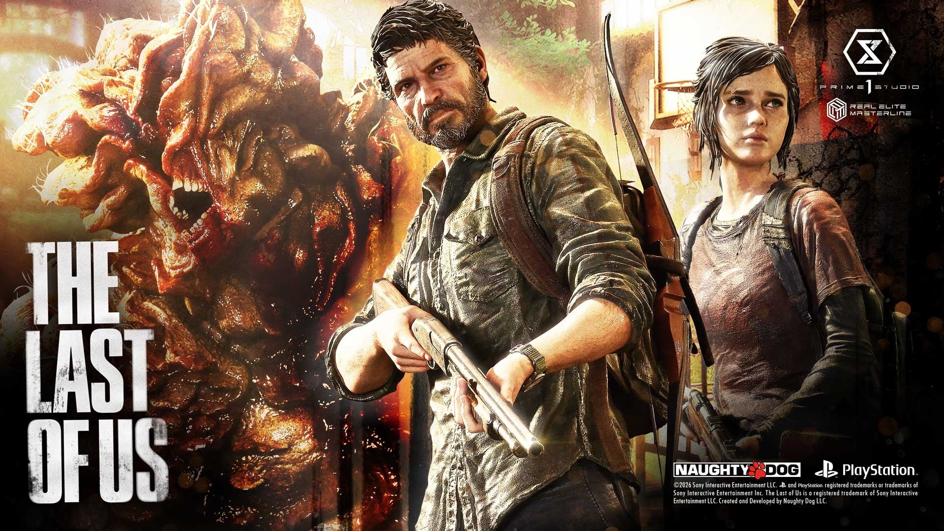 『The Last of Us PartⅠ』から、「エリー」「ジョエル」「ブローター」の1/4スケールスタチューが登場