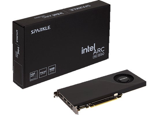 SPARKLEから、Intel Arc Pro B50 ブロワーファン搭載グラフィックボード『SBP50W-16G』を発売
