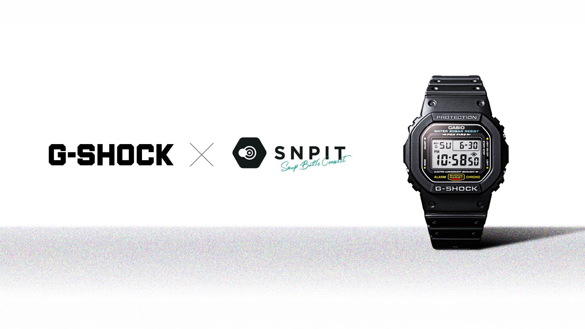 対戦型写真アプリ「SNPIT」、カシオ「G-SHOCK」との衝撃コラボ決定