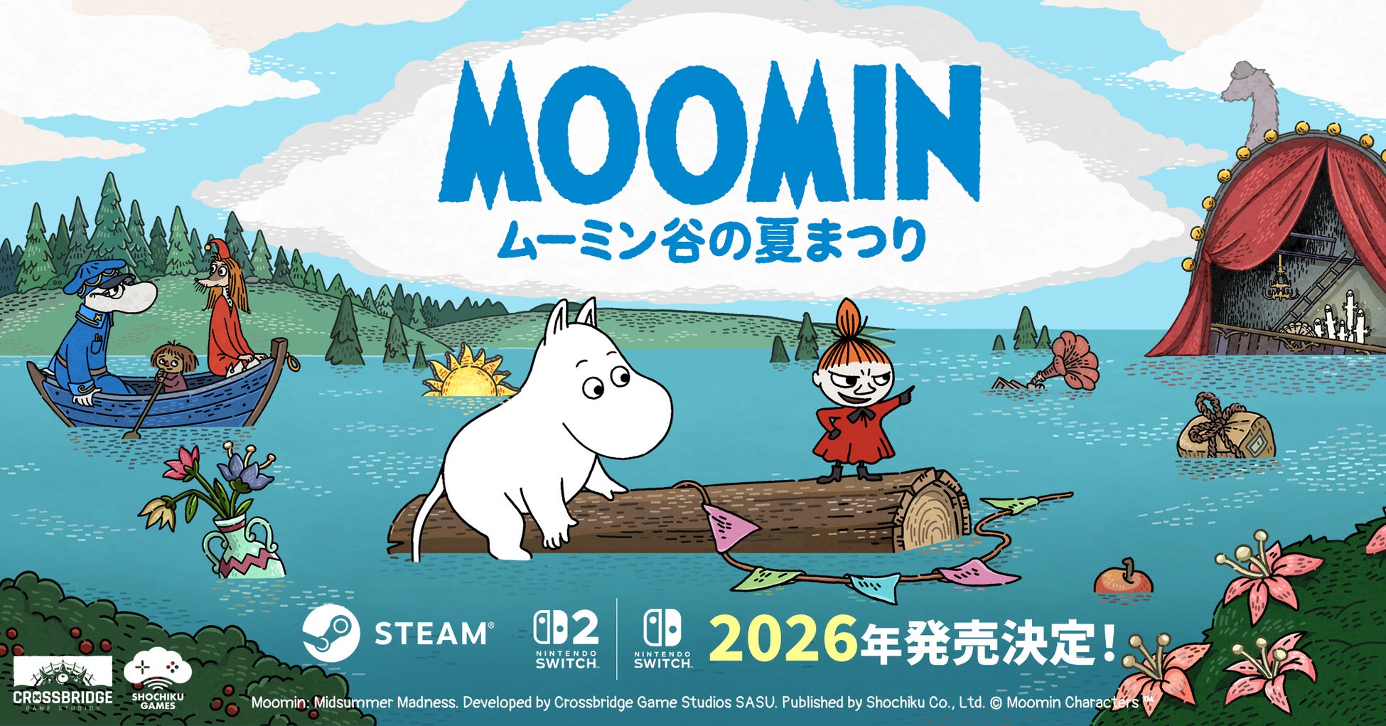 【小説が原作】ムーミントロールとリトルミイが活躍する新作ゲーム！『ムーミン：ムーミン谷の夏まつり』Wholesome Direct 2026 にて発表！