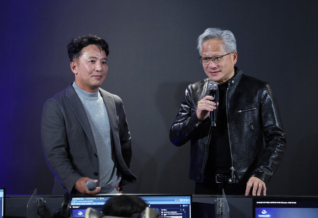【韓国NC】NCとNVIDIAのパートナシップ25周年を記念してNC キム テクジンCEOとNVIDIA ジェンスン フアンCEOが韓国のネットカフェで会合しRTX Sparkで新作試演を公開