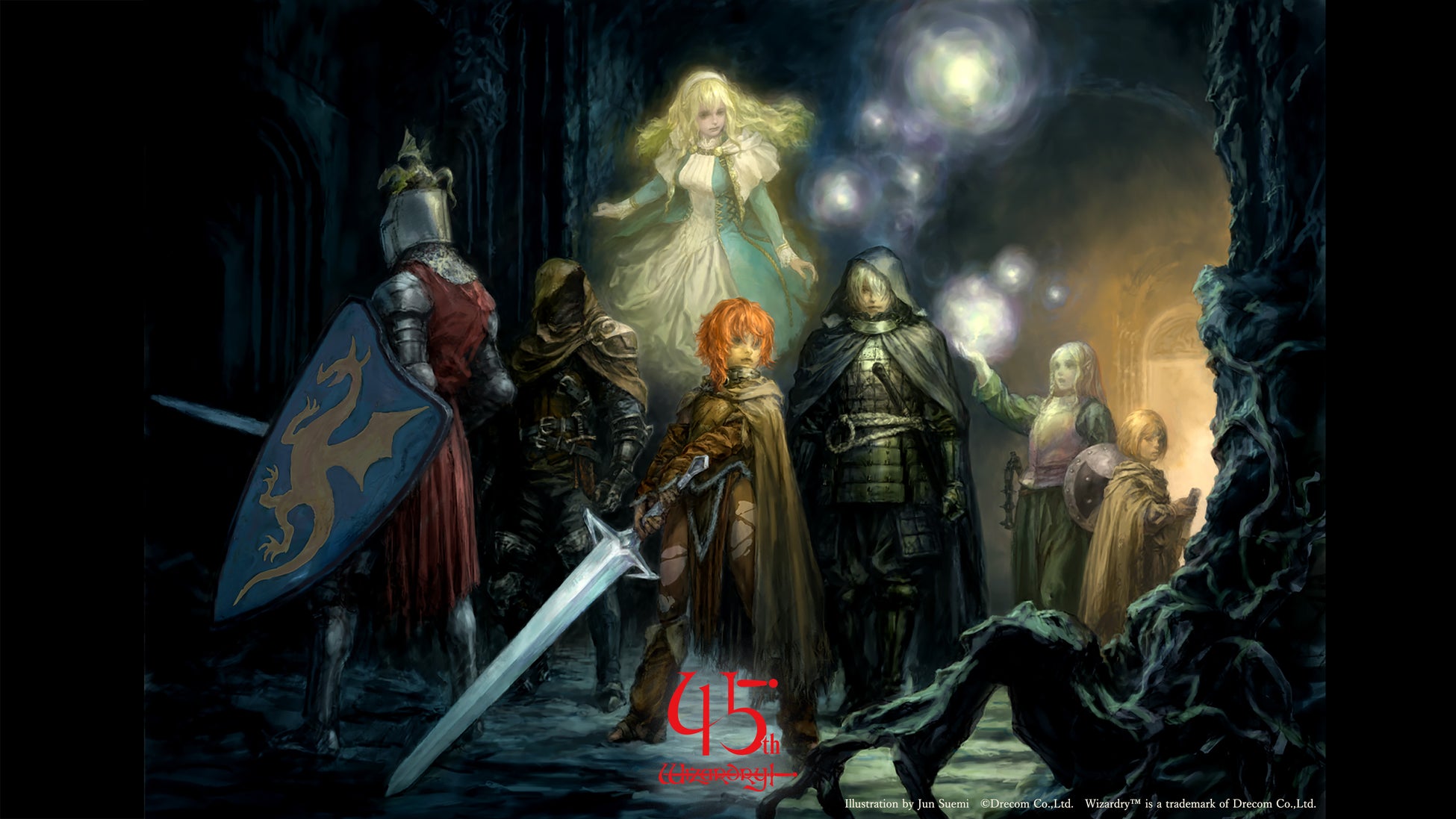 名作RPG「Wizardry」、イラストレーター・末弥 純氏の手がける、45周年記念メインビジュアルが解禁！