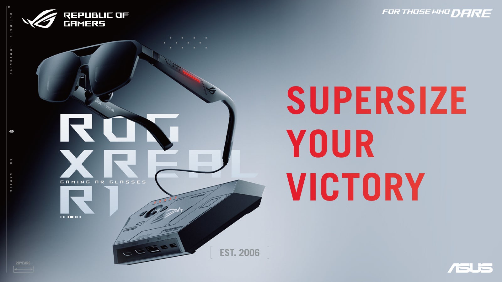 ゲーミングARグラス「ROG XREAL R1」の日本国内向けの予約開始。最大171インチの巨大仮想ディスプレイ体験を実現
