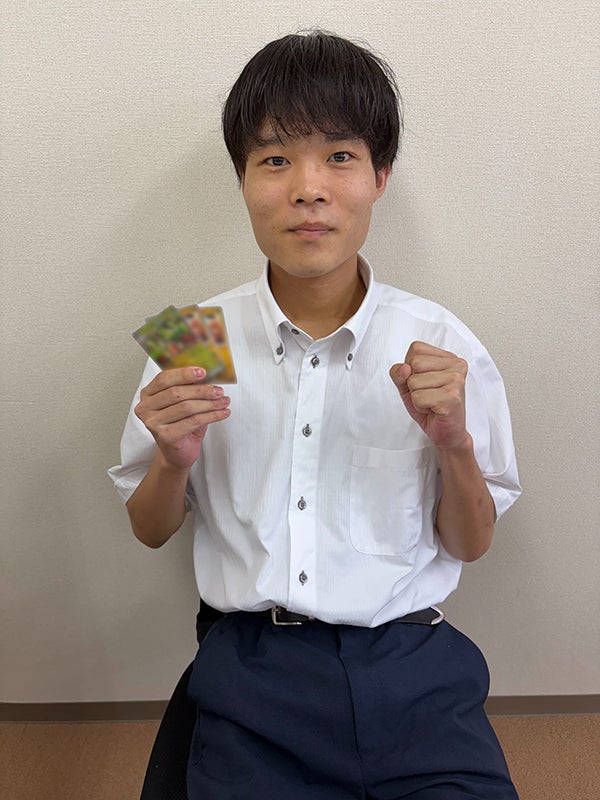 大船渡市営業所の阿部さん ポケモンカードゲーム世界大会に出場へ