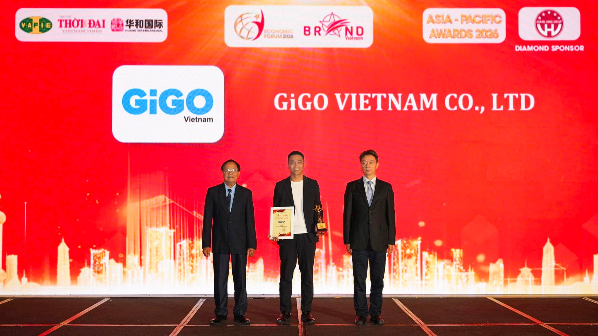 GiGO VIETNAMが「Asia-Pacific Outstanding Brands Award Top 10」を受賞