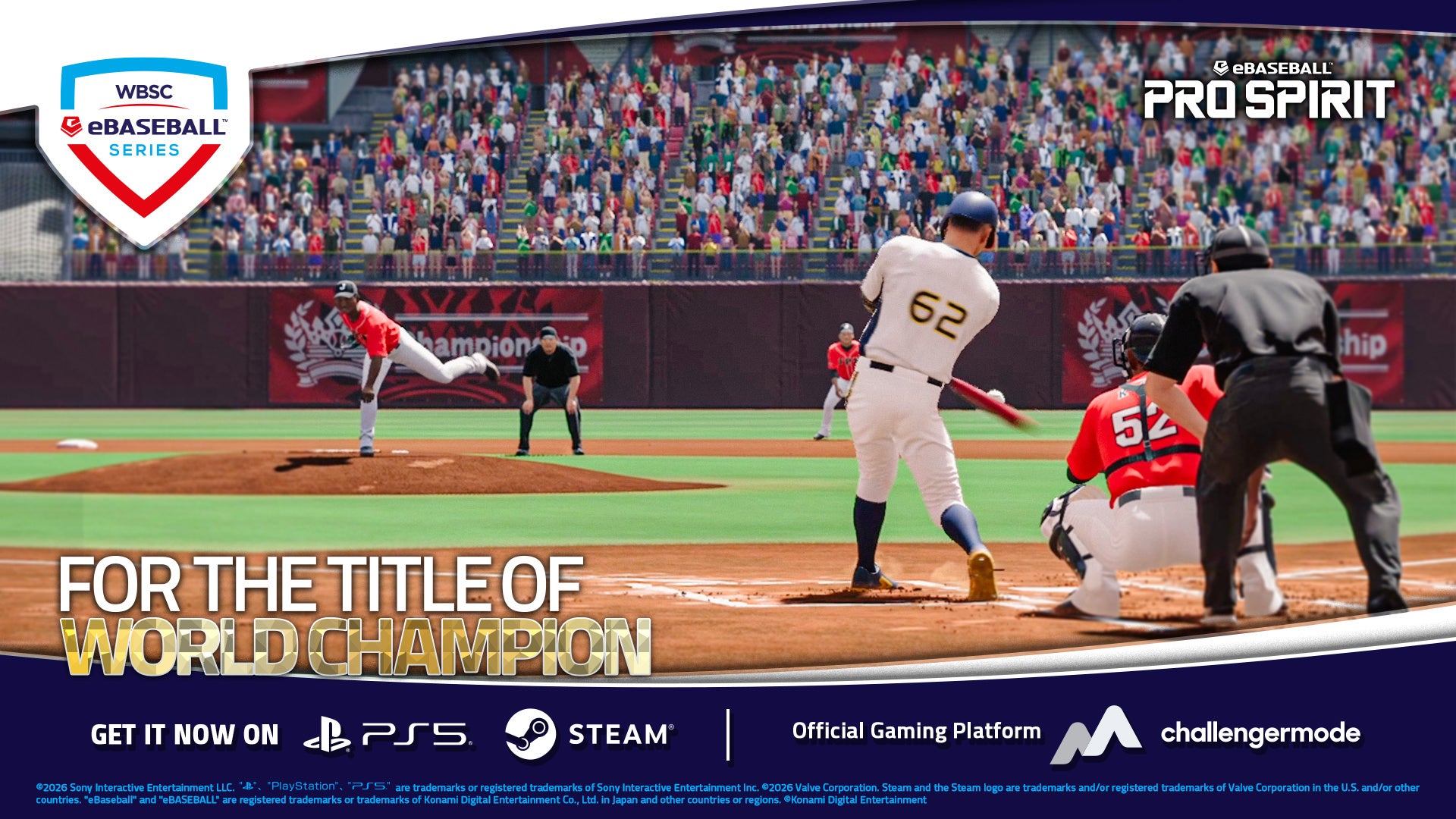 eスポーツ世界大会「WBSC eBaseball™ Series 2026」開催概要を発表！ワールドファイナルへ続く地域予選が7月1日から開始