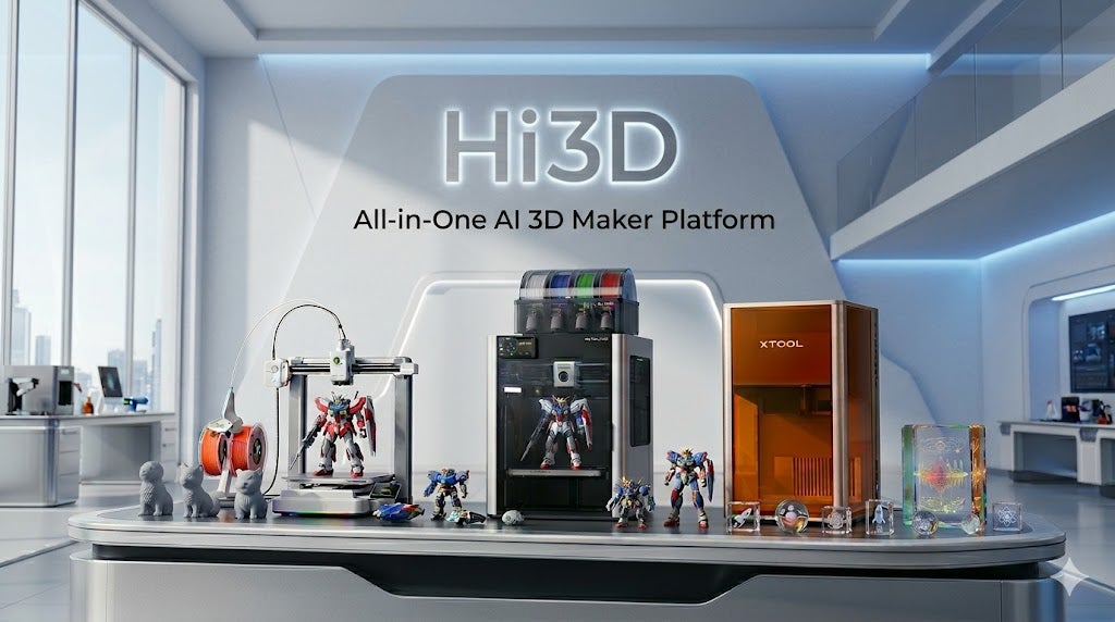 Hi3D、周年アップデートでAI 3Dプリント機能を大幅強化。スライス工程をワンクリックで自動化へ