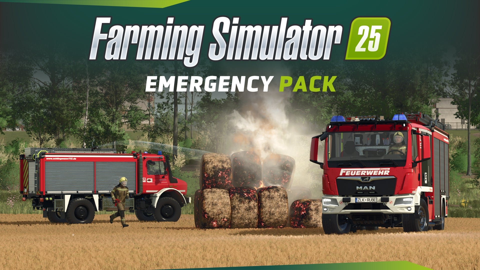 『ファーミングシミュレーター 25』消防・救助ミッションが登場する無料DLC「Emergency Pack」配信