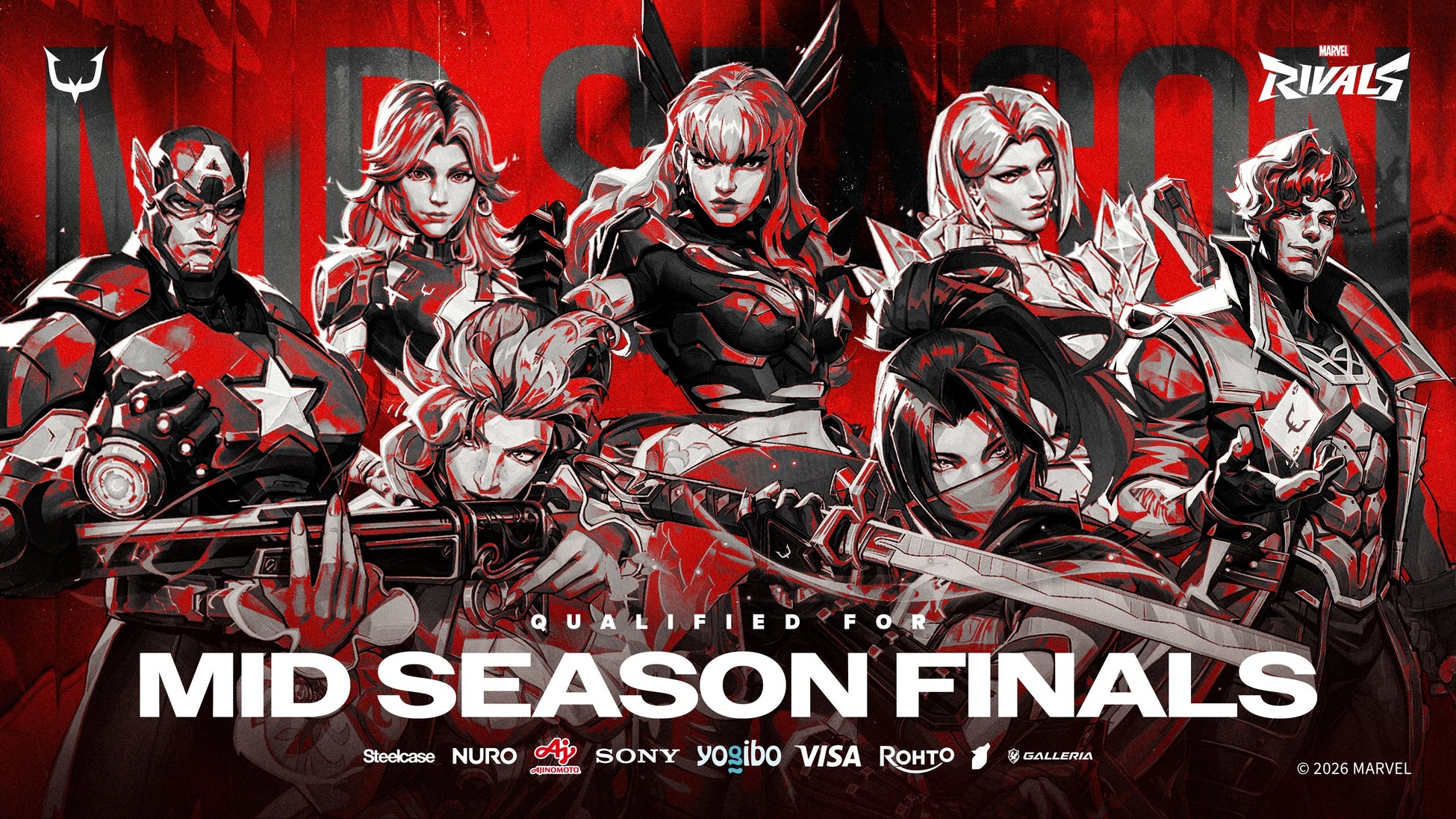 eスポーツチーム「REJECT」Marvel Rivals部門、『Marvel Rivals Ignite 2026 Stage 1 – Pacific』で準優勝、世界大会出場権を獲得