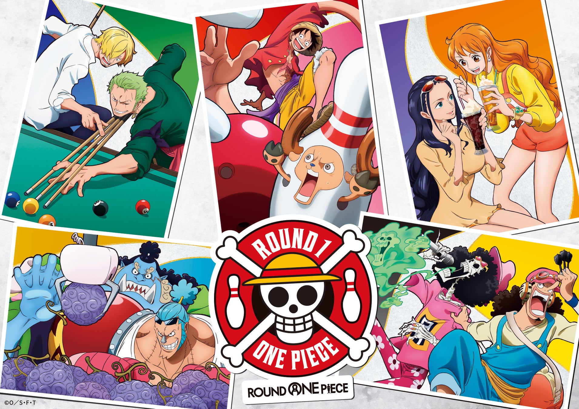ラウンドワン×『ONE PIECE』が初の日米同時コラボを開催！国内外159店舗で同時展開、2026年7月18日よりスタート