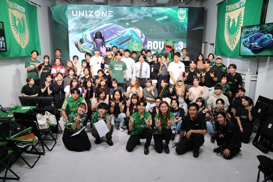 【開催報告】　東京ヴェルディレーシングがCROAK Prime StudioよりUNIZONE2026 Rd.3に参戦