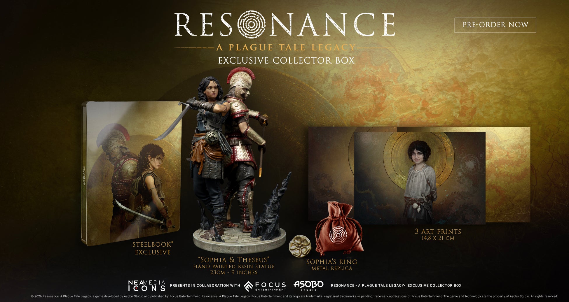 インフォレンズ限定！プレイグテイル最新作「Resonance: A Plague Tale Legacy（レゾナンス：プレイグ テイルレガシー）」コレクターズBOX 7月17日予約受付開始